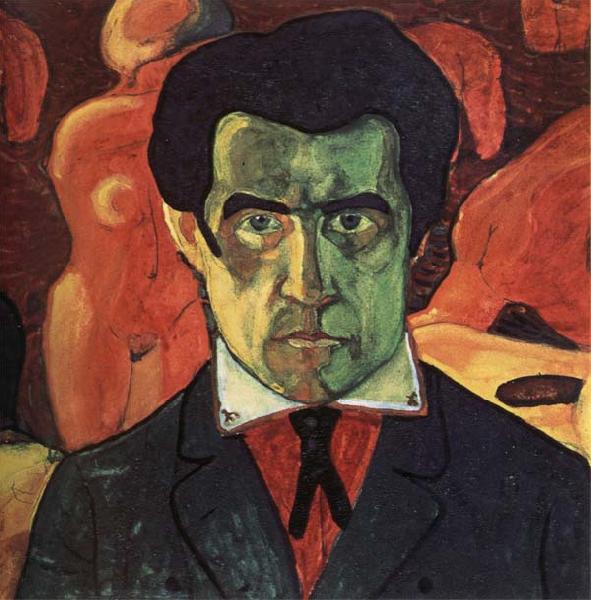 Kazimir Malevich Self-Portrait France oil painting art